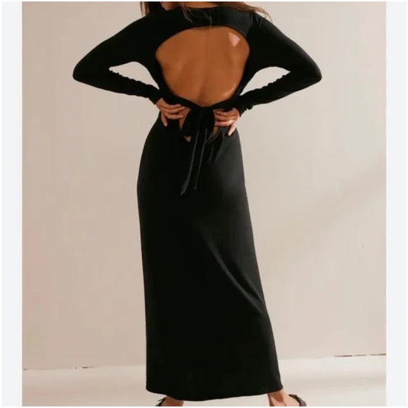 New Free People Tupelo Honey Dress Open Back - Picture 3 of 12